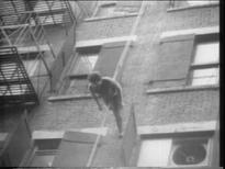 Man Walking Down the Side of a Building, Trisha Brown, 1970. Courtesy the Artist and ARTPIX, San Francisco