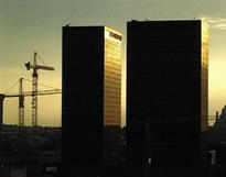 Bram Van Paesschen, Rookgordijn boven Brussel, 2002