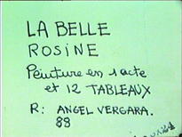 La belle Rosine. Peinture en 1 acte et 12 tableaux, 1988, Angel Vergara Santiago. © the artist(s)